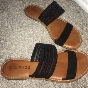 Rampage Black Sandals